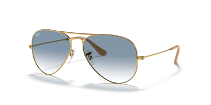 Ray-Ban RB3025 Aviator Gradient Gold XL